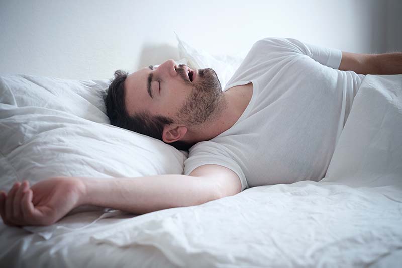 Man Snoring | CPAP Alternative | Farmington, CT